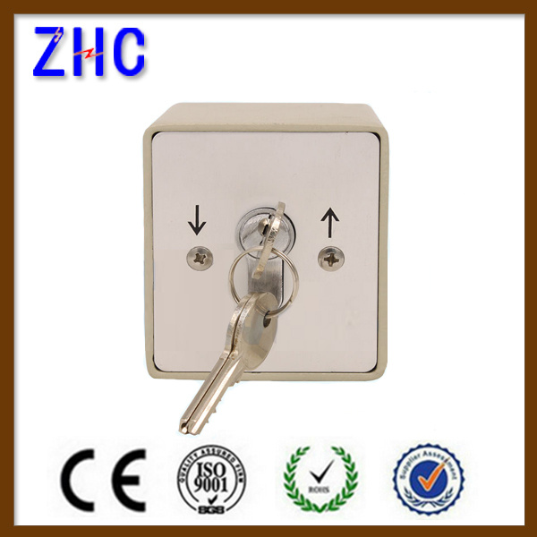 Waterproof Aluminum Roller Shutter Electrical Key Lock Switch