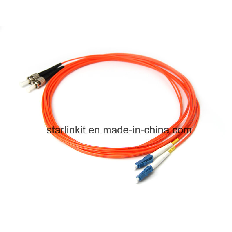 LC St Om2 Multimode Mode Fiber Optic Patch Cord Cable
