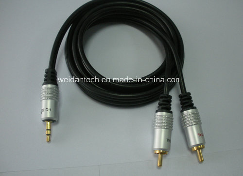 H. Q. RCA Auido Cable, 3.5 Stereo to 2RCA