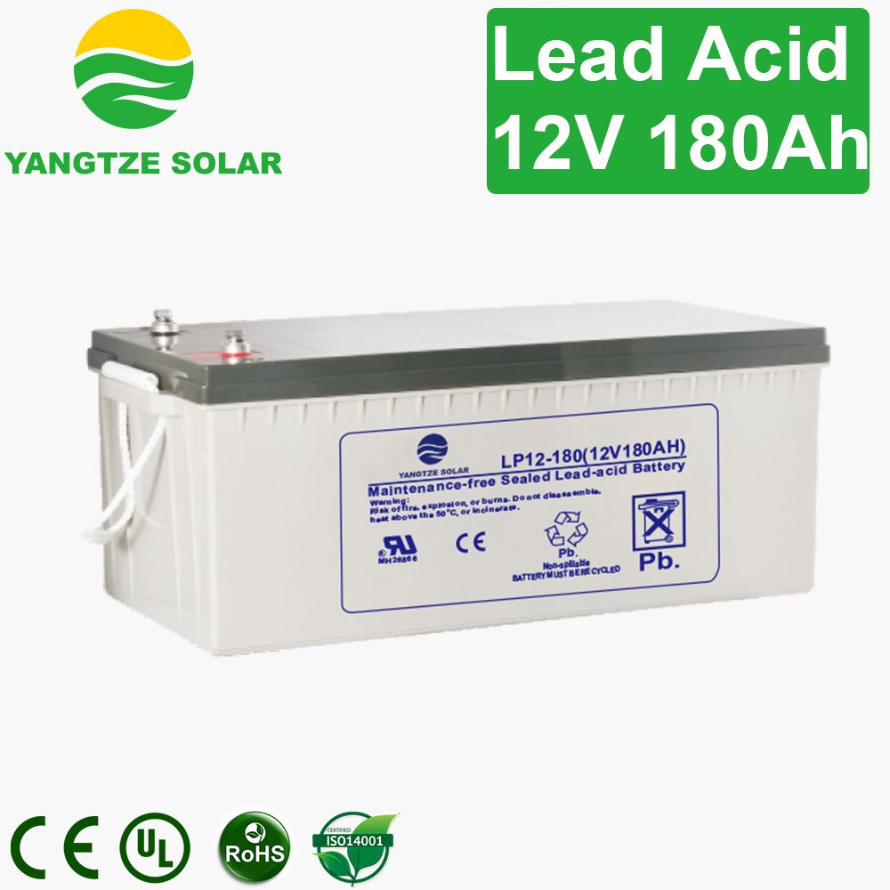 10 Years Life Span Longway 12V 180ah Lead Acid Battery