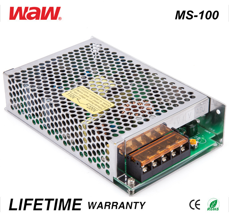 Ms-100 SMPS 100W 24V 4A Ad/DC LED Driver