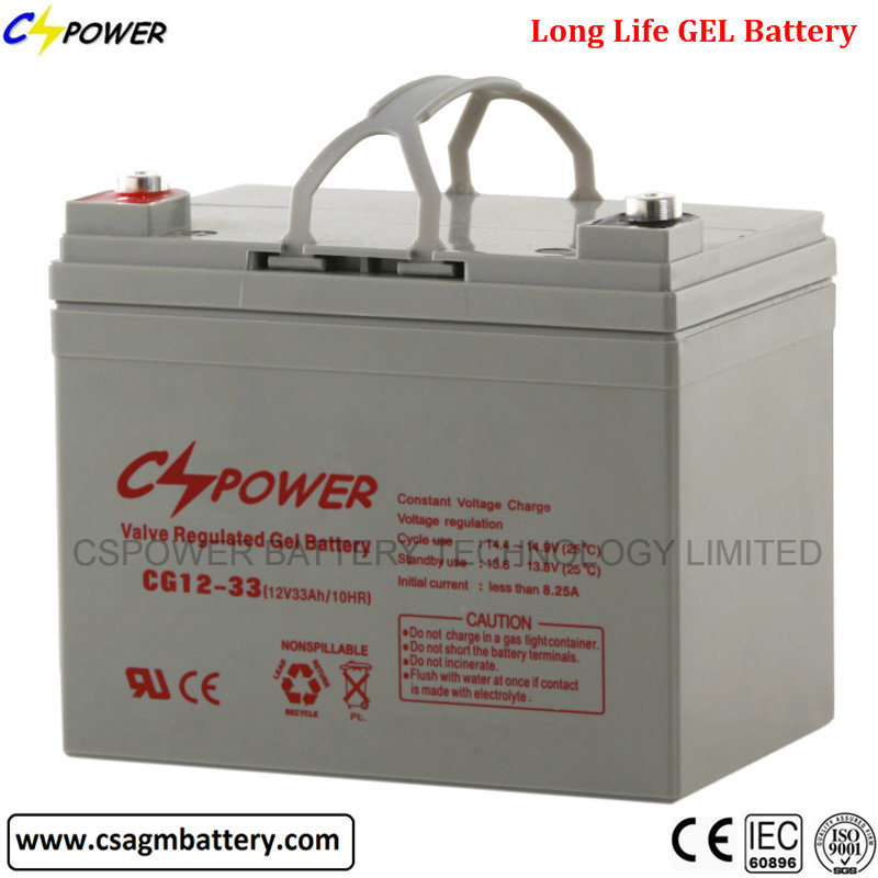 12V 33ah Gel Battery Replacement for Ebike Electric Scooter