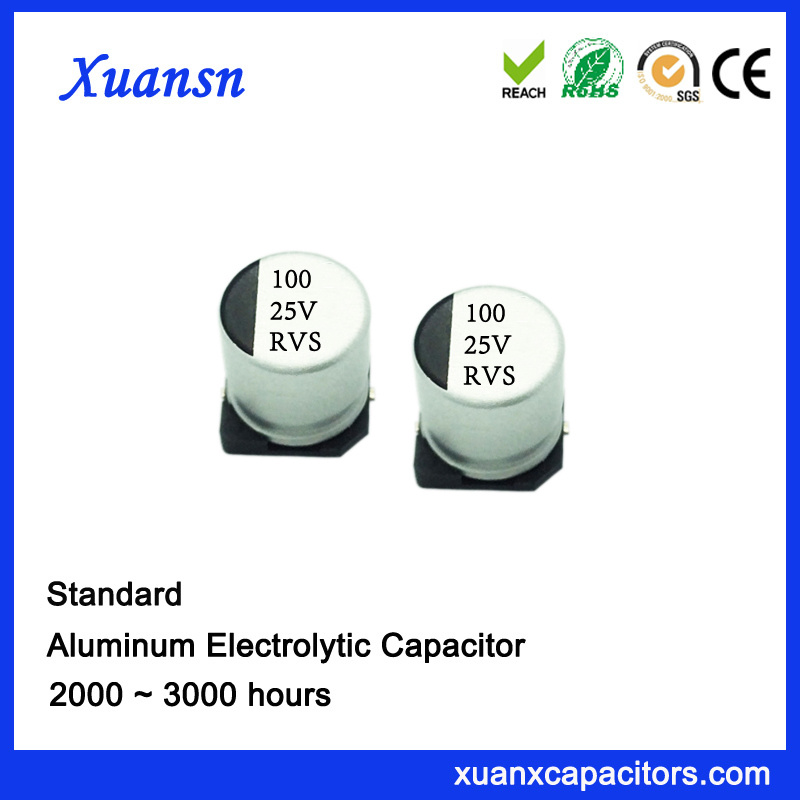 100UF 25V General Chip Electrolytic Capacitor China Supplier