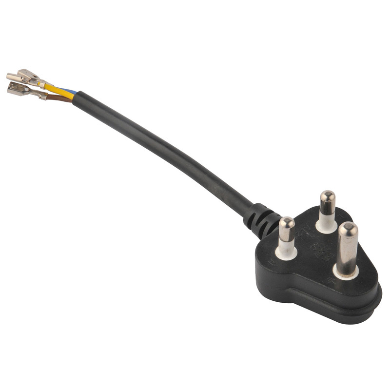 South African Power Cable with 3pin Plug 16A 250V