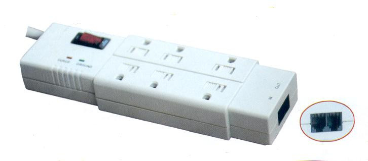 8 Outlets USA Power Extension Socket with ETL Approval (RPU-FL-TP6S3-T)