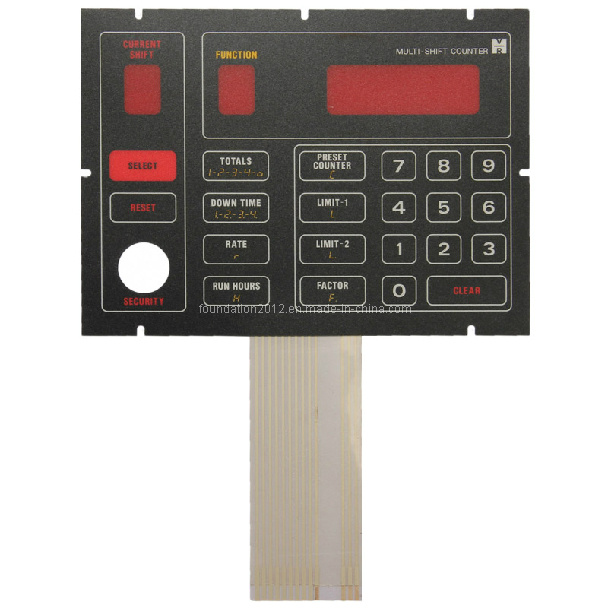 Silk Screen Printing Circuit Panel Graphic Overlay Membrane Switch