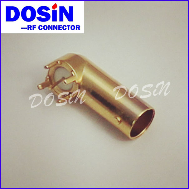 R/a DIP Type Metal Body BNC Connector for PCB Board