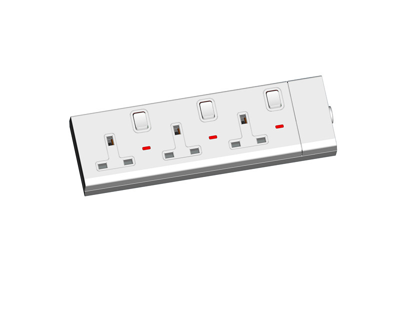 3 Gang Extension Socket