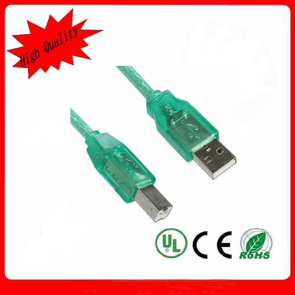 Transparent Green Print USB Cable (NM-USB-256)