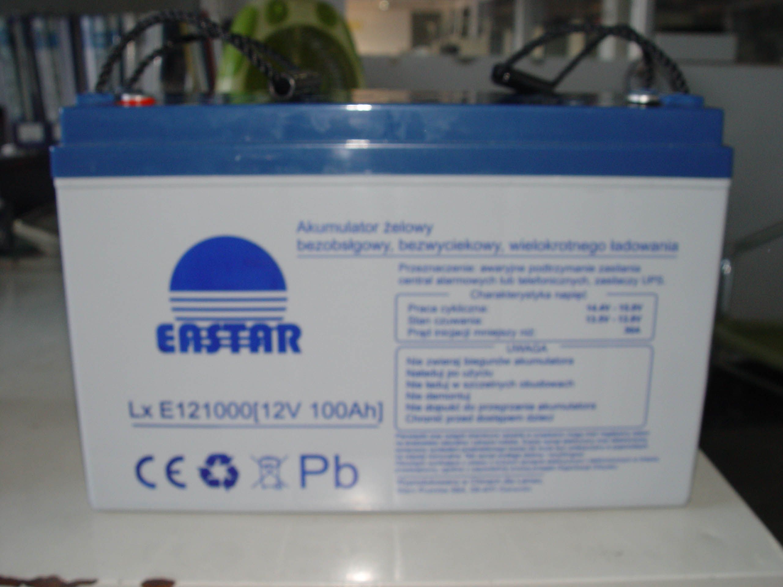 Deep Cycle Agm Battery 12V100ah (ISO9001, CE, UL)
