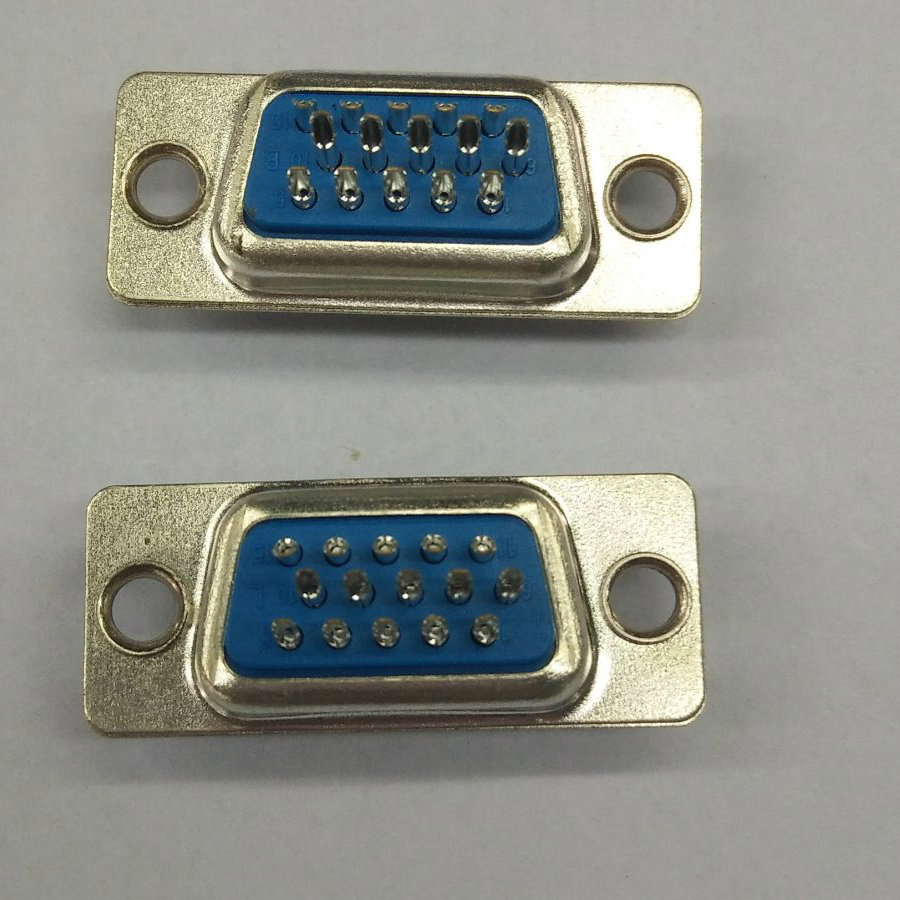 HD-Sub 15 Pin Female Solder Type Connector