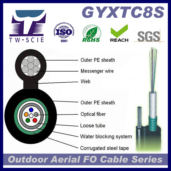 Figure-8 Optic Fiber Cable Gyxtc8s