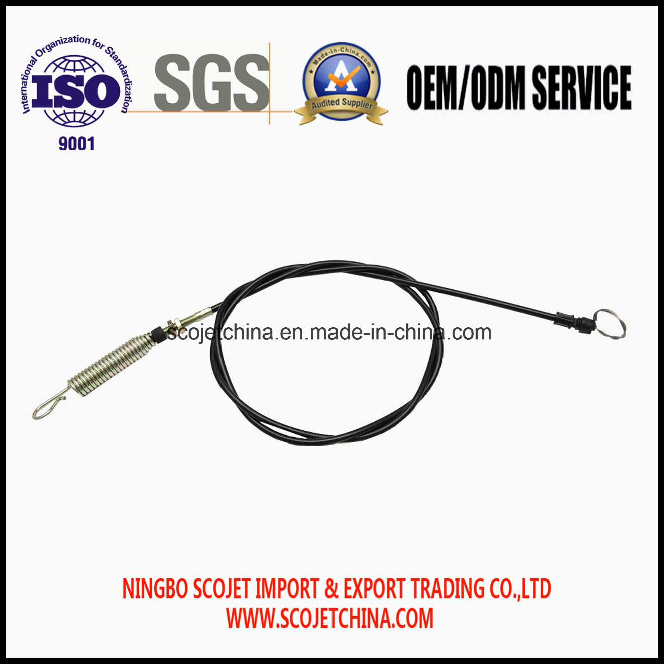 Control Cable with High Precision Spring OEM