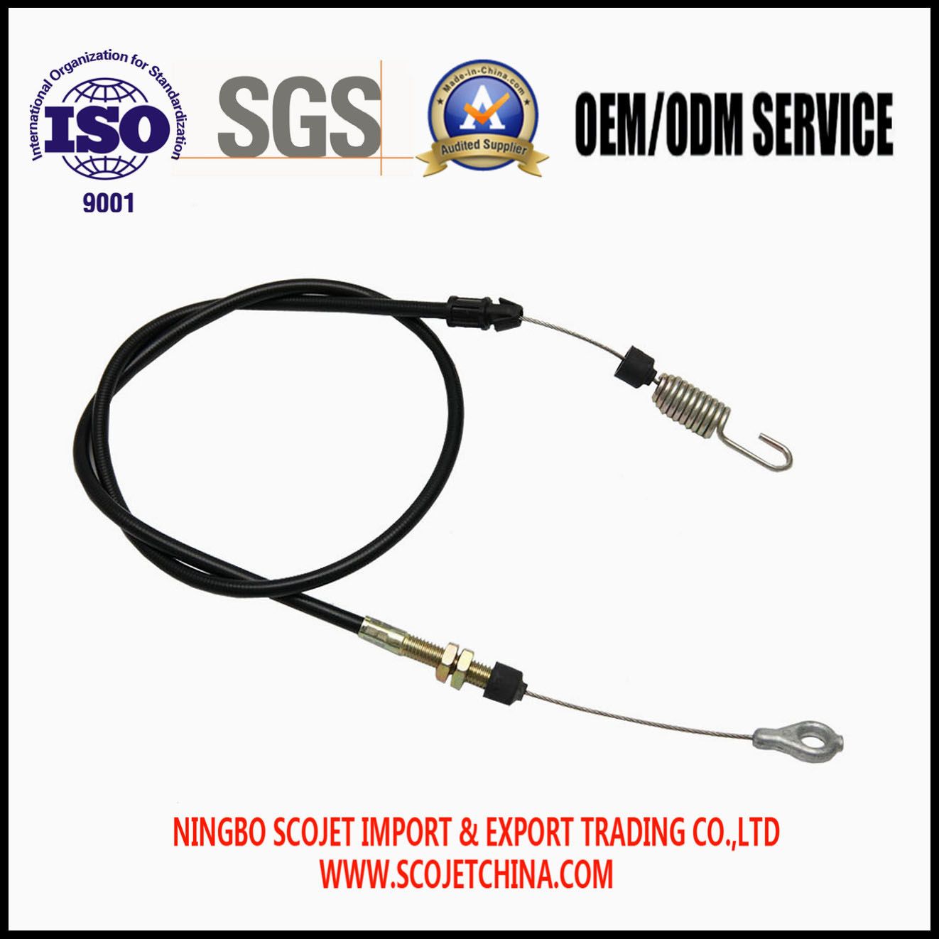OEM Two Eyelets Customized Control Cable