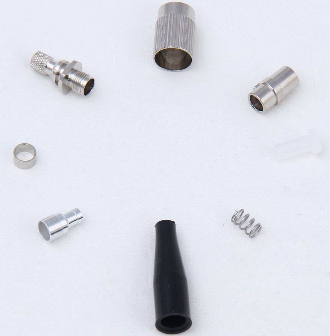 FC Simplex Sm Fiber Optic Connector with Black Boot