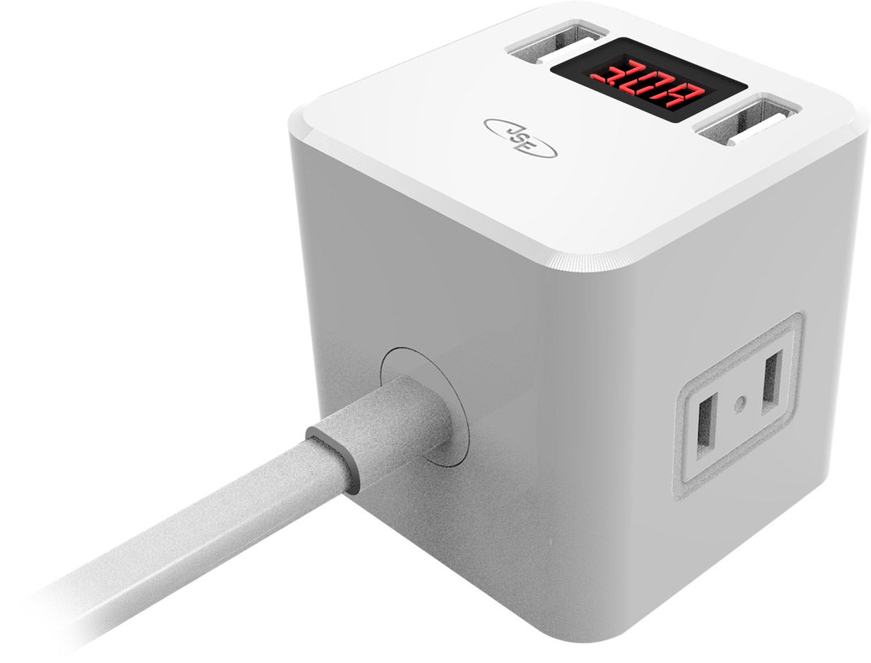 5V/3.4A USB AC Socket with Digital Display