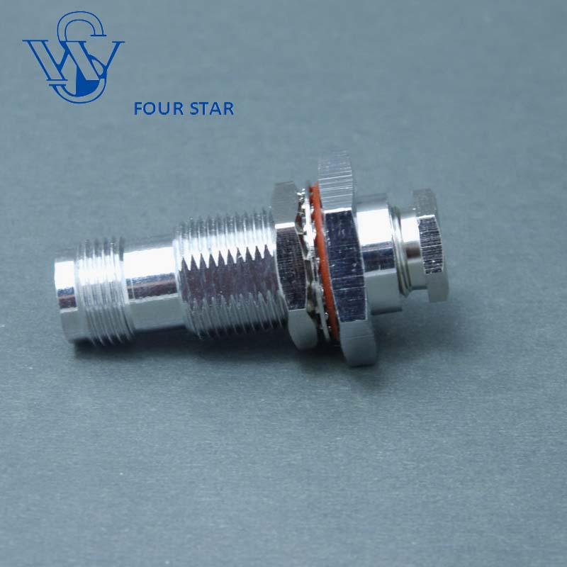 Rg223 Cable Female Jack Bulkhead Clamp RF Coaixal TNC Connector