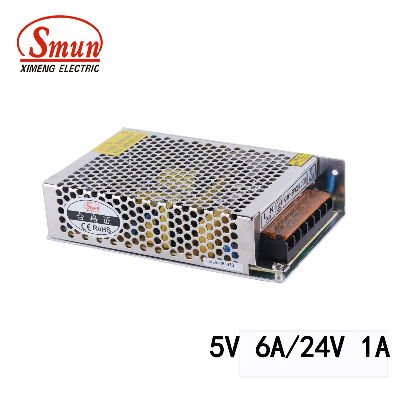 Smun D-50b 5VDC 24VDC Dual Output Switching Power Supply SMPS