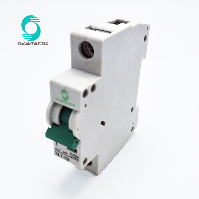 Solar Energy System 1p 1-63A 1 Pole DC MCB Circuit Breakers Switch for PV Solar System