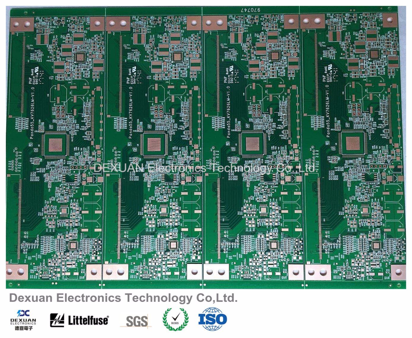 High Quality Double-Sided Printed Circuit Board PCB with Immersion Gold for Electronics