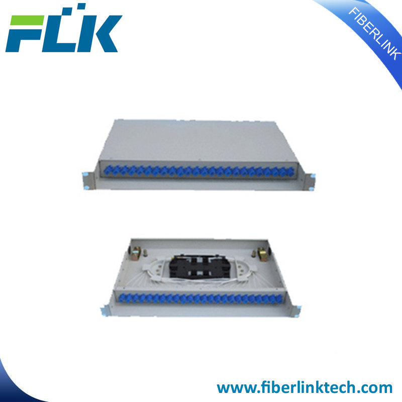 Fiber Optic Rack Mount Patch Panel Enclosure Drawer Type 19