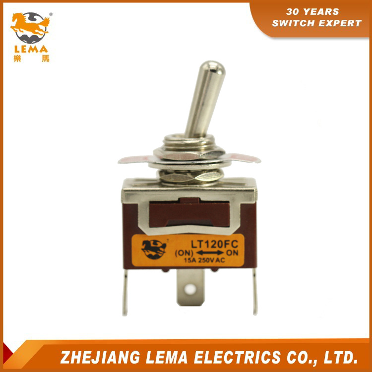 Lema Customized Lt120FC Single Pole on-on Auto Reset Toggle Switch
