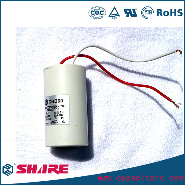 Cbb60 Single Phase Sh Washing Machine Film Capacitor
