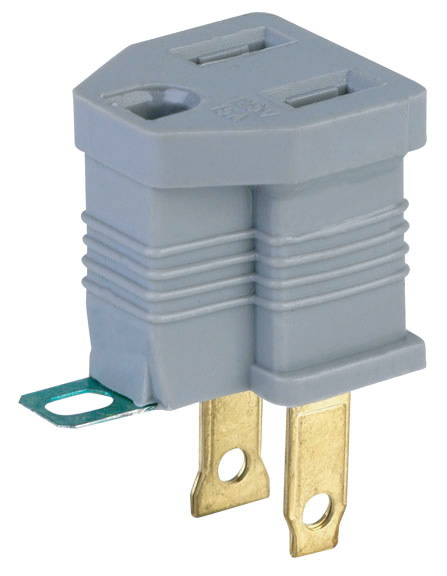 15 AMP, 125 Volt, NEMA 5-15r Adapter