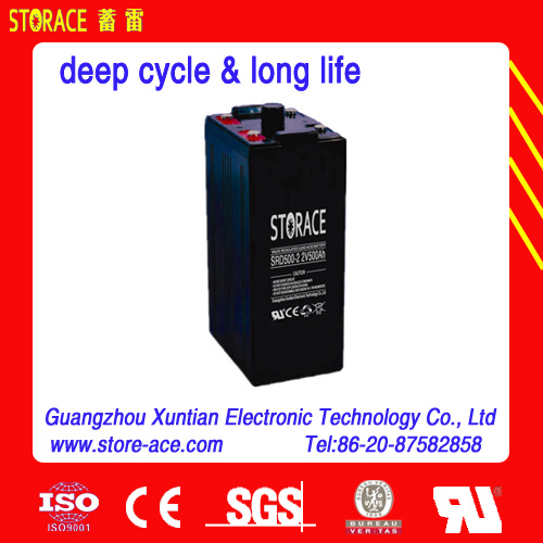 Solar System Battery 2V 500ah with High Quality