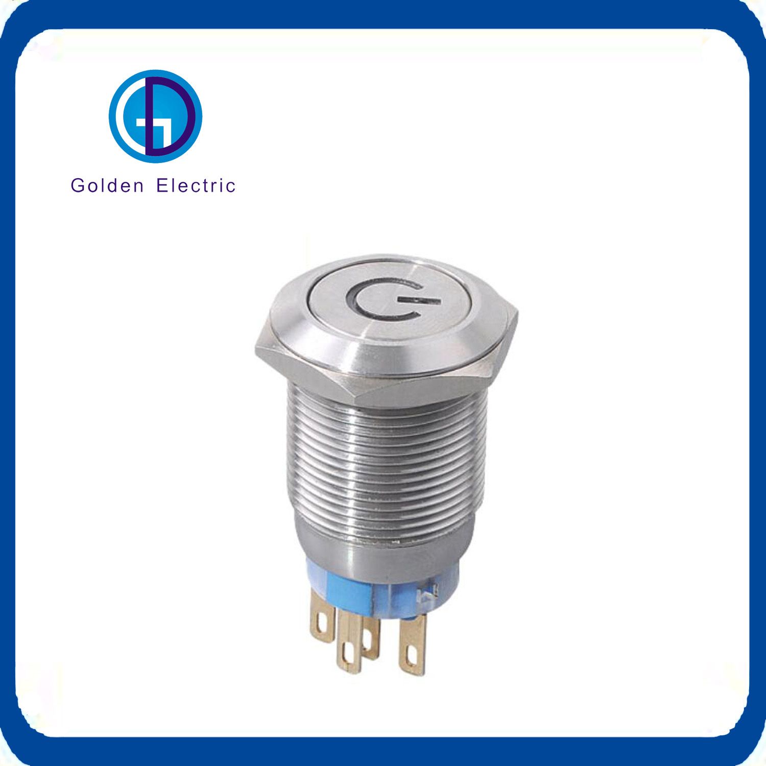 Metal IP67 Self-Locking Push Button Switch