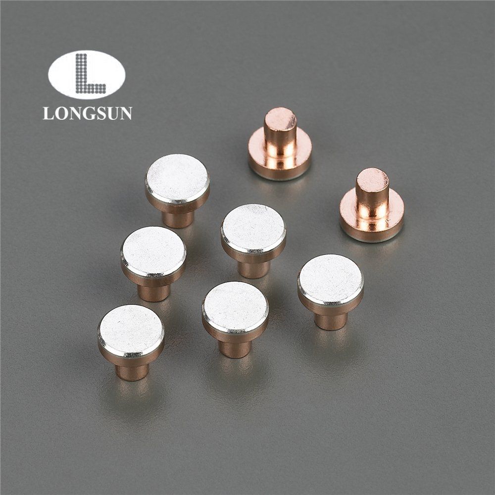 Agcdo Agni Agsno2 Electrical Silver Contact Rivets for Relay