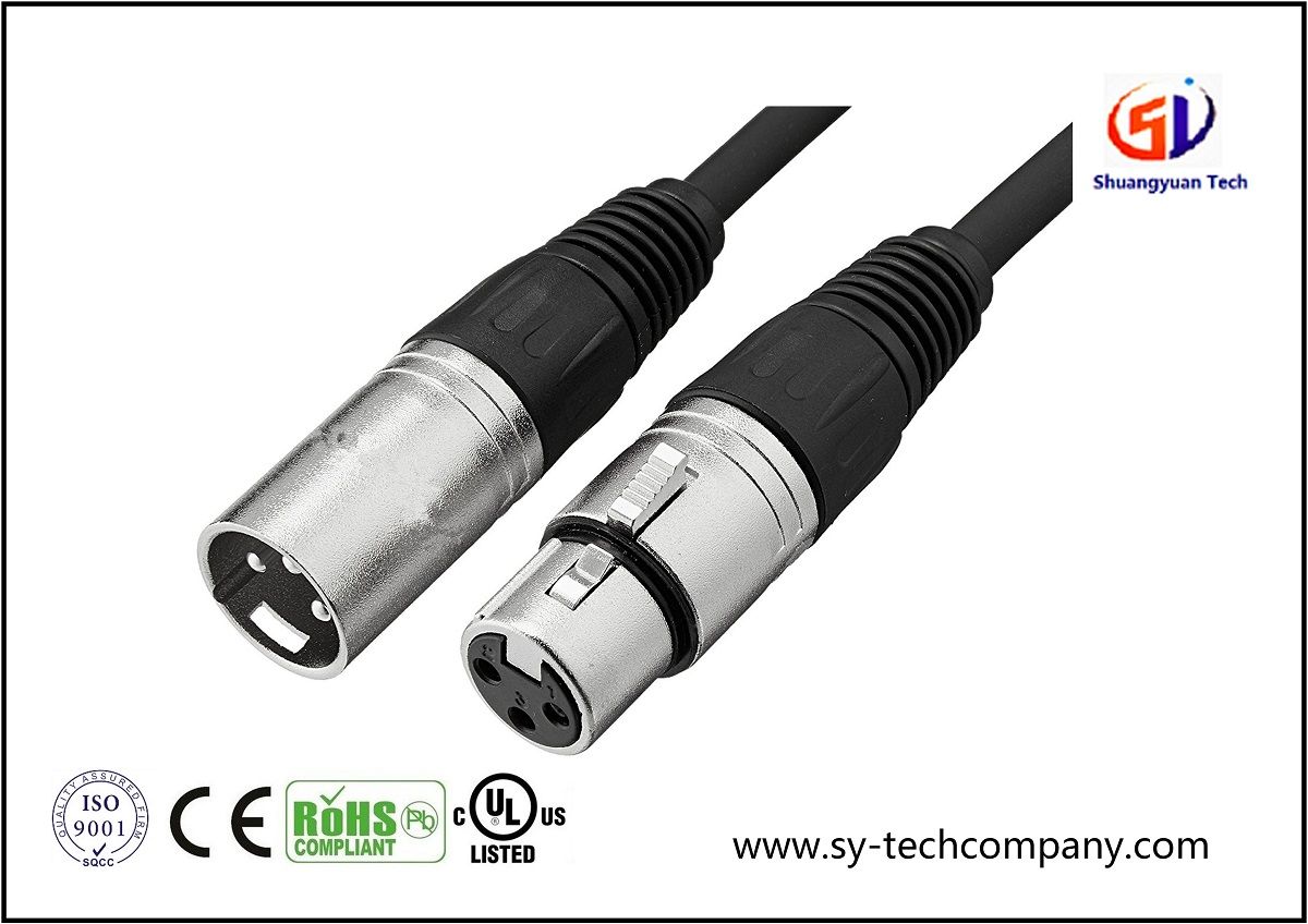 XLR Male to Female Microphone Cable - 25 Feet