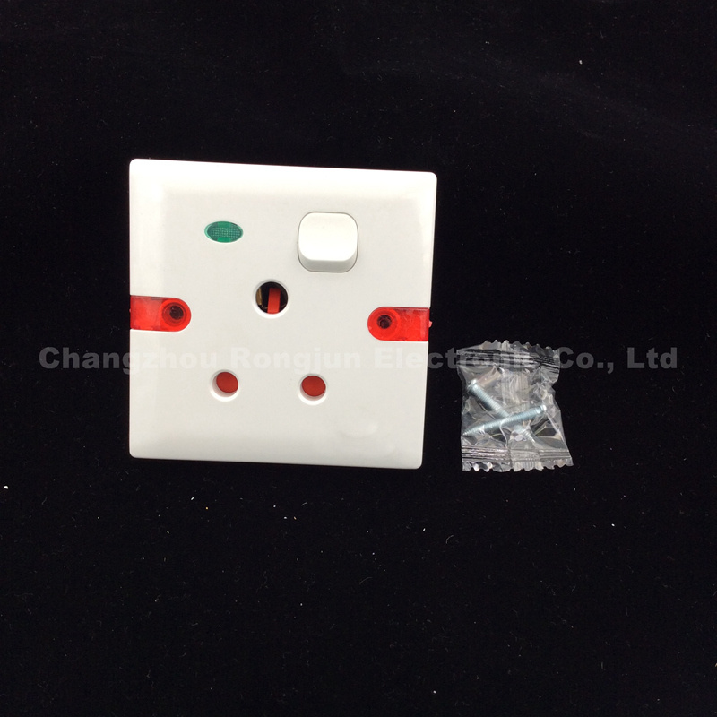 ABS Copper 1 Gang 15A Switch Socket with Neon (WS6315SL)