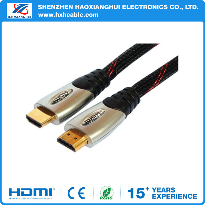 Factory Price Nylon Braid HDMI 1080P Cable for Computer Projector