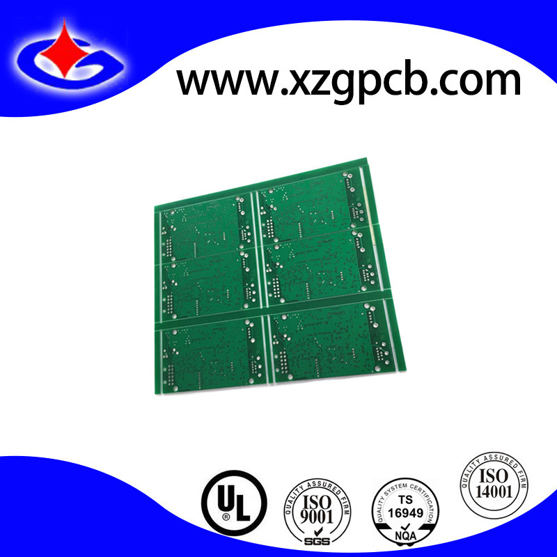 Double-Sided PCB with Via Covered by Sodermask and Middle Tg