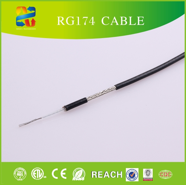 LMR400 Low Loss 50 Ohm Rg174 RF Coaxial Cable with PTFE