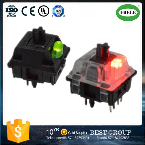 Illuminated Screwed Dual Color Momentary Stainless Steel Push Button Switch