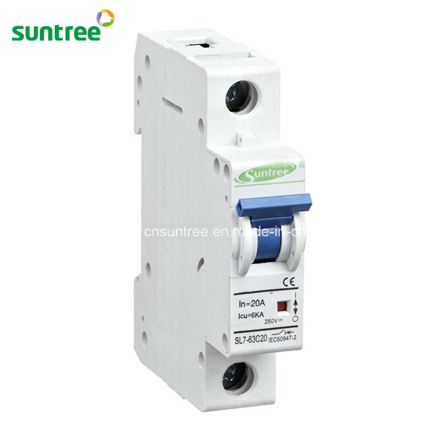 1 Pole DC 250V Solar Circuit Breaker