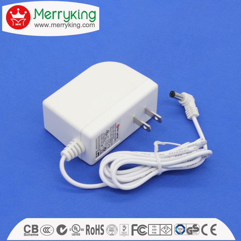 24W White Universal AC DC Adapter for 12V2a Switching Power Adapter