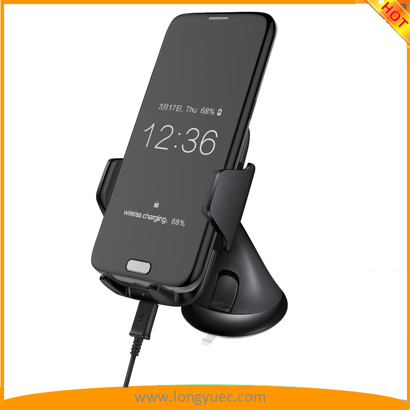Car Mount Wireless Fast Charger for Smart Phones
