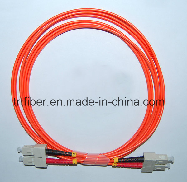 Sc-Sc mm 50/125 Duplex 2.0mm 2m Fiber Optic Patch Cord Cable