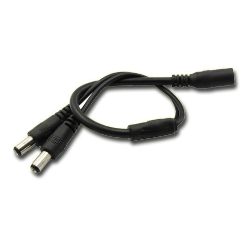 1to 2 DC Power Splitter Cable for CCTV Camera