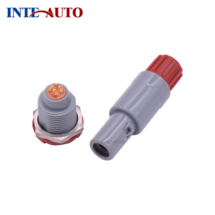 Lemo Compatible Multipole Male Female 1p Plastic Connector