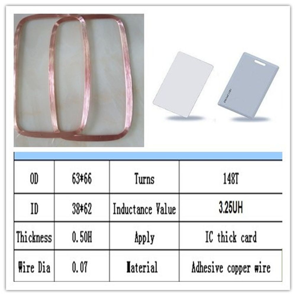 Induction Coil with Adhesive Copper Wire for IC Card/ID Card
