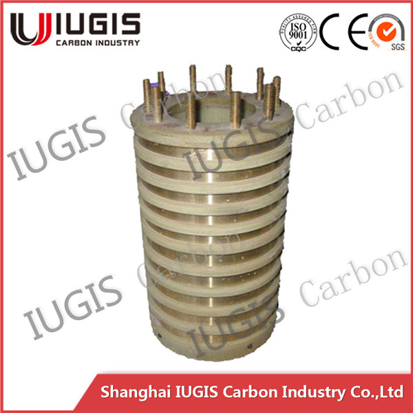 Slip Ring for Cable Reel Use 8 Rings, Carbon Brush Holder