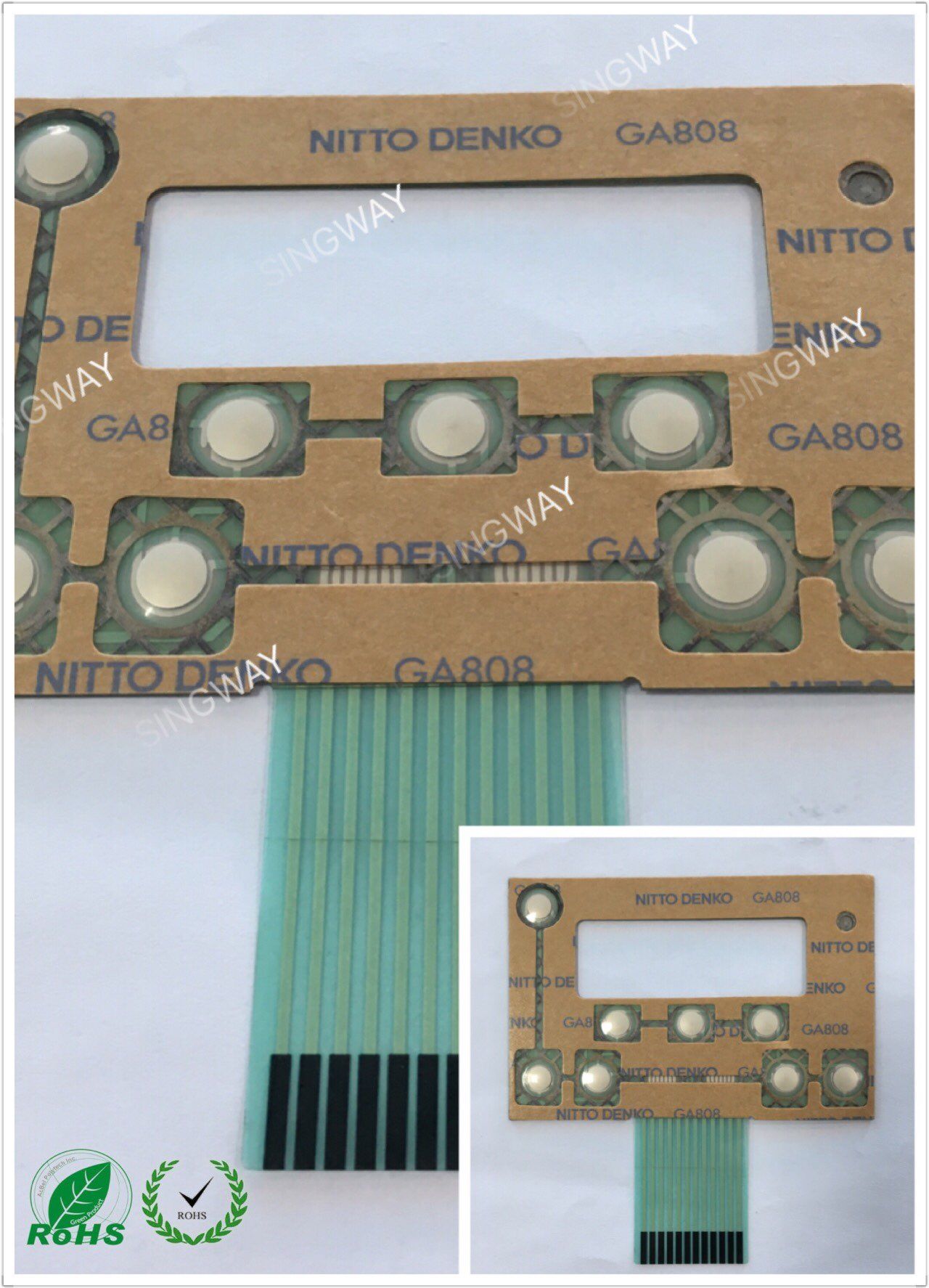 Dome Type Membrane Switch Circuit