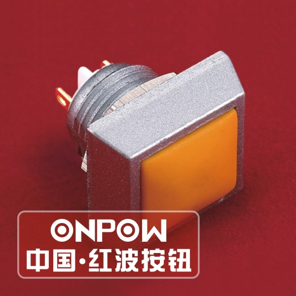 Onpow 12mm Push Button Switch (GQ12S-10/J/T-O) CE, RoHS