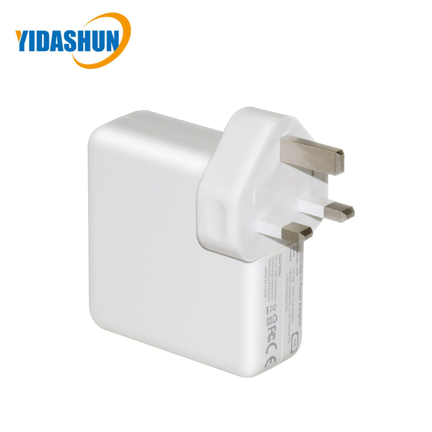 Adapter USB Type-C Adapter 61W 20.3V 3A /14.5V 2A /9V 3A /5.2V 2.4A