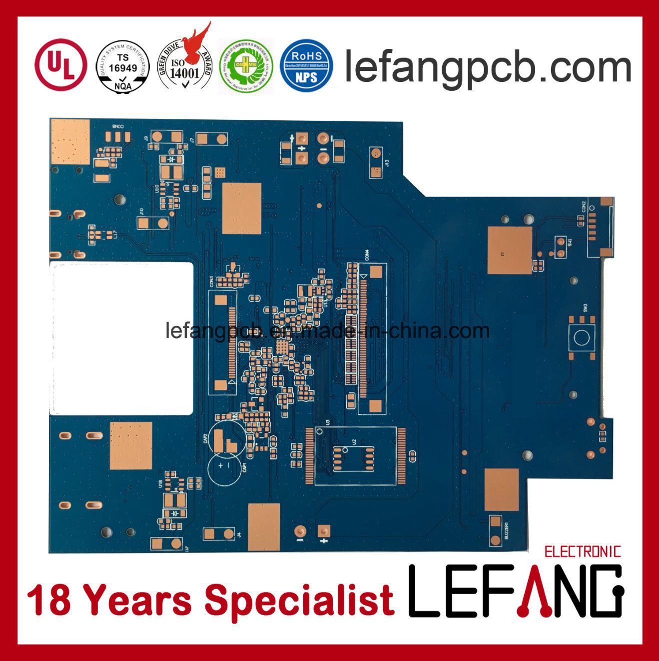 GPS Display PCB Board PCBA for Automotive