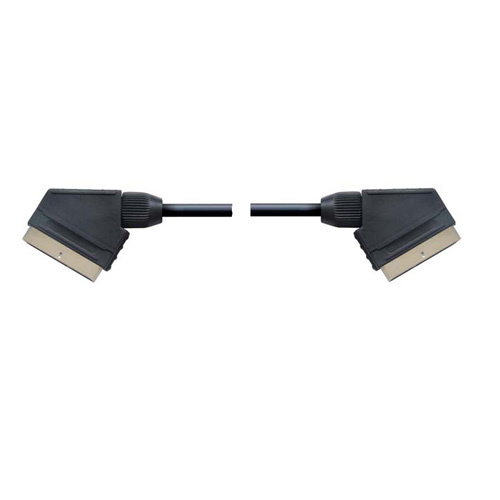 Nickle-Plated Scart Plug to Scart Plug Cable